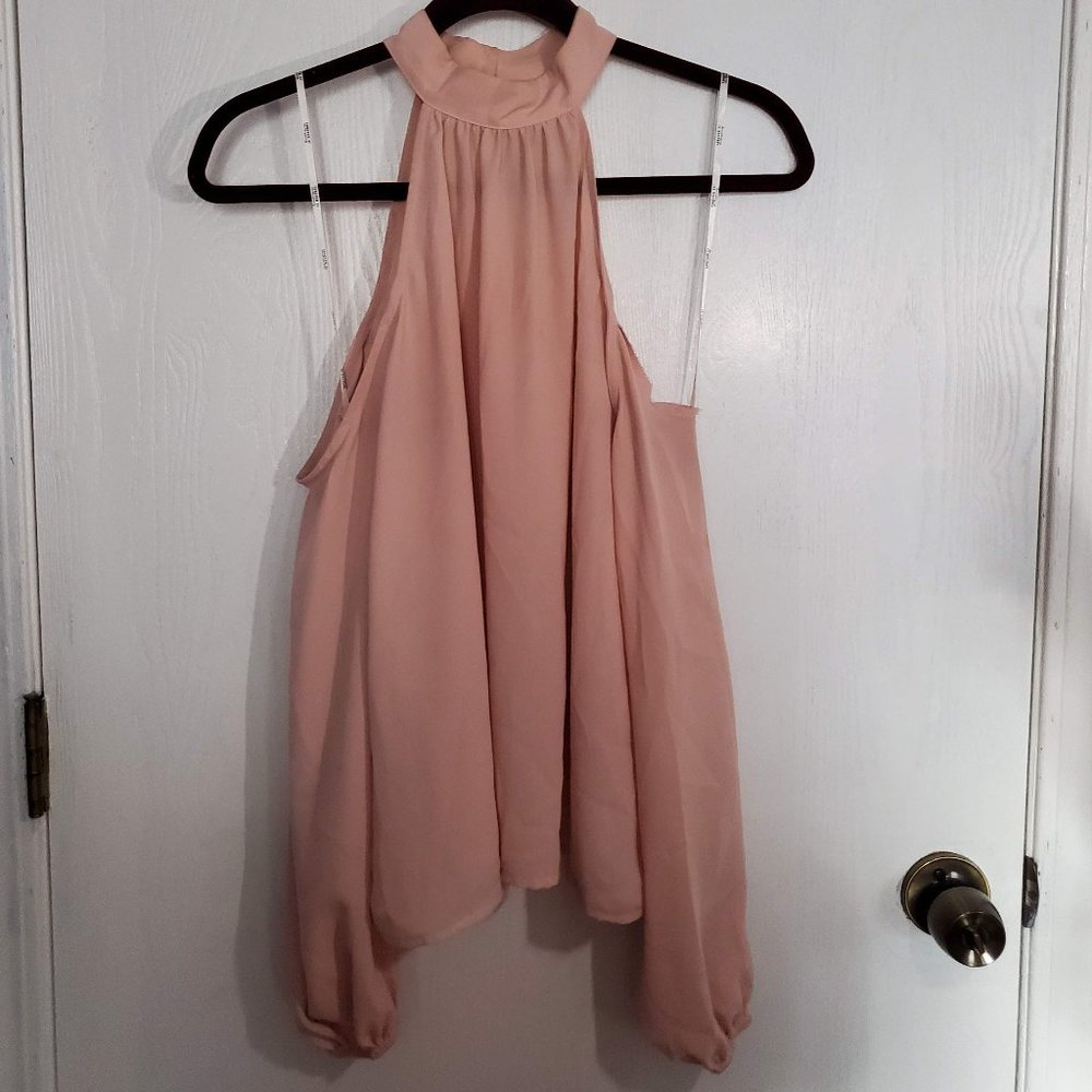 Shoulder Cutout Blouse